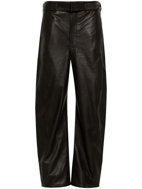 LEMAIRE high-waist wide-leg trousers - Brown - zdjęcie produktu nr 1
