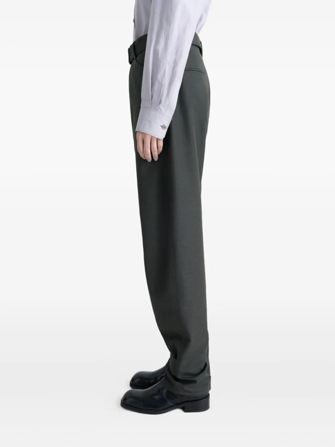 LEMAIRE belted trousers - Grey - zdjęcie produktu nr 2