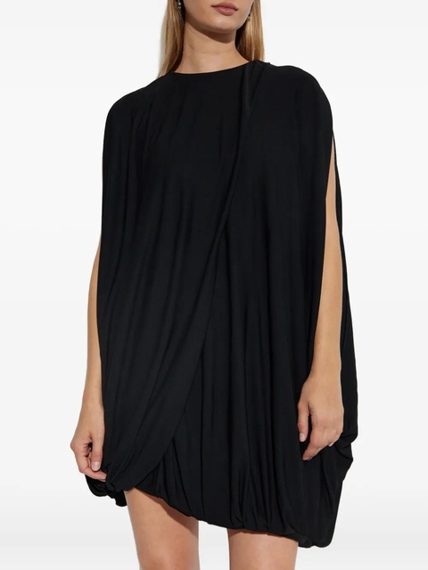 LOEWE draped bubble mini dress - Black - zdjęcie produktu nr 2