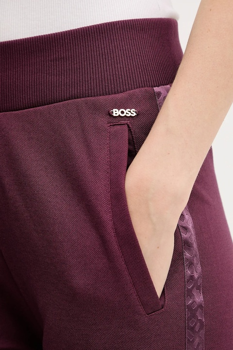 BOSS spodnie lounge damskie kolor różowy gładkie 50545655 - zdjęcie produktu nr 2