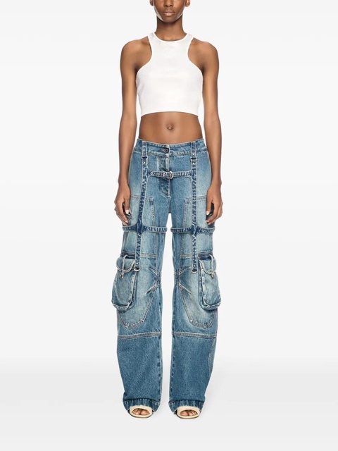 Off-White ribbed crop top - zdjęcie produktu nr 2