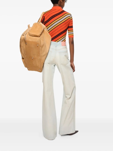 Acne Studios striped polo shirt - Orange - zdjęcie produktu nr 2