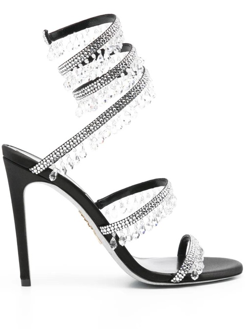 René Caovilla 105mm Cleo sandals - Black - zdjęcie produktu nr 1