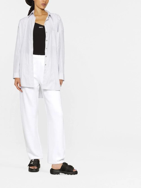 Off-White logo-print cotton track pants - zdjęcie produktu nr 1