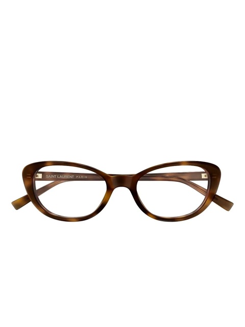 Saint Laurent Eyewear cat-eye glasses - Brown - zdjęcie produktu nr 1