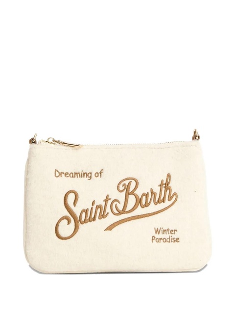 MC2 Saint Barth mini Parisienne embroidered clutch bag - Neutrals - zdjęcie produktu nr 1