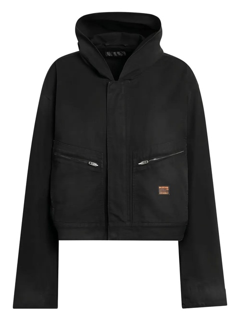 Balenciaga hooded zip-up jacket - Black - zdjęcie produktu nr 2
