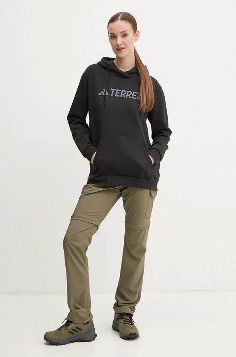 adidas TERREX bluza dresowa Multi kolor czarny z kapturem z nadrukiem IZ3301 - zdjęcie produktu nr 2