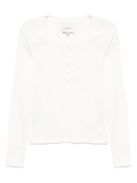 Reformation Jayden t-shirt - White - zdjęcie produktu nr 1