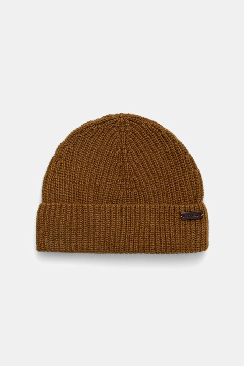 Sessun czapka z dodatkiem wełny kolor brązowy 25115003 - zdjęcie produktu nr 1
