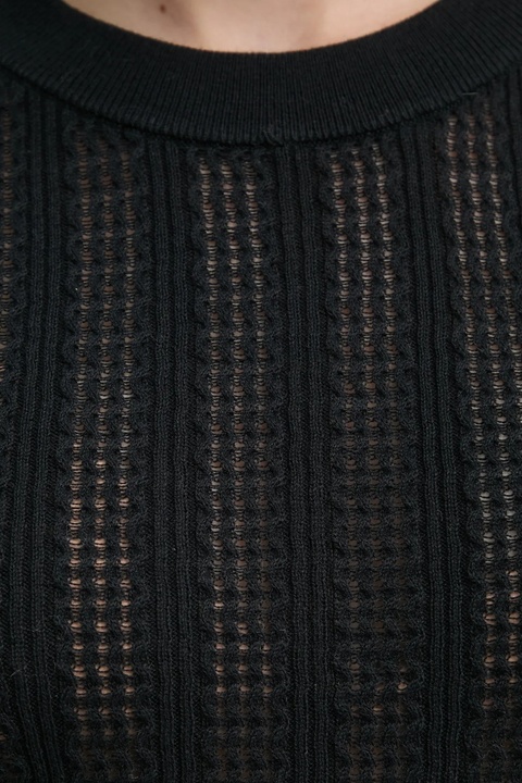 Filippa K sweter bawełniany damski kolor czarny lekki 31316 - zdjęcie produktu nr 2