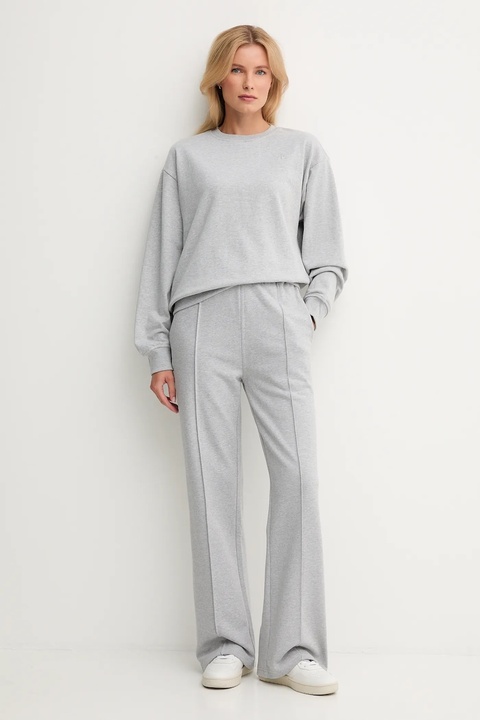 Calvin Klein Jeans spodnie dresowe damskie kolor szary melanżowe LV047B240G - zdjęcie produktu nr 2