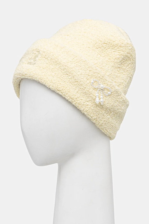 Kangol czapka PEARL BEANIE kolor żółty K3794.BC726 - zdjęcie produktu nr 1