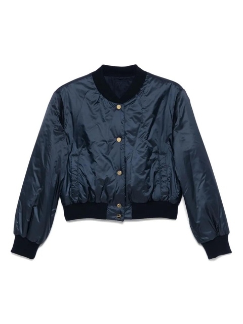 Max Mara cropped bomber jacket - Blue - zdjęcie produktu nr 1
