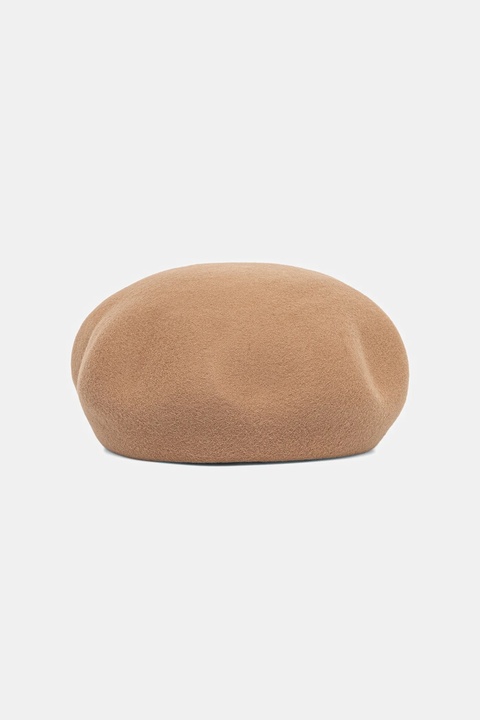 Weekend Max Mara beret wełniany PITTI kolor zielony 2525576014600 - zdjęcie produktu nr 1
