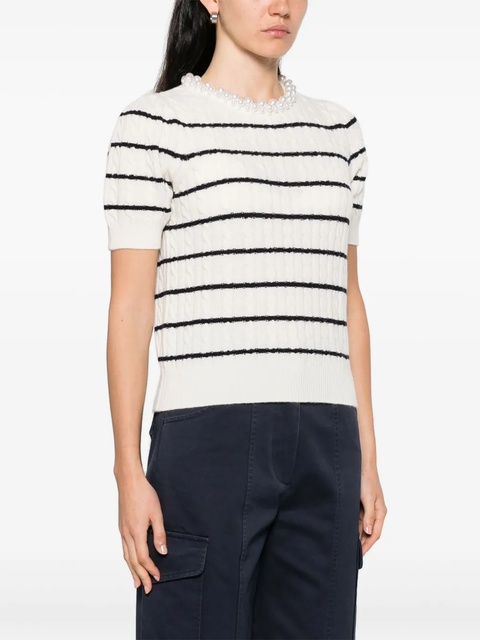SANDRO striped T-shirt - Neutrals - zdjęcie produktu nr 2