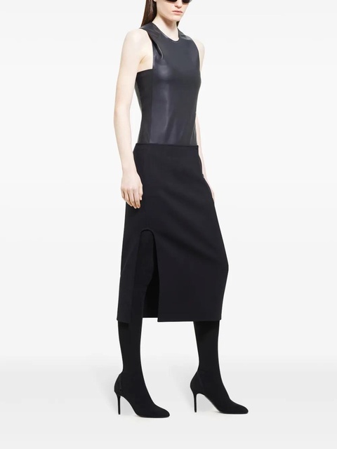 Courrèges hooded jersey bodysuit - Black - zdjęcie produktu nr 2