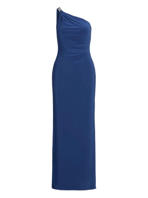 Lauren Ralph Lauren one-shoulder chain-detail maxi dress - Blue - zdjęcie produktu nr 1