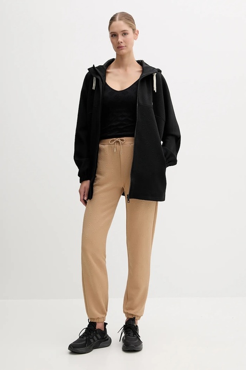 Guess kurtka PEONY kolor czarny przejściowa oversize V5YQ05 KBSL2 - zdjęcie produktu nr 2