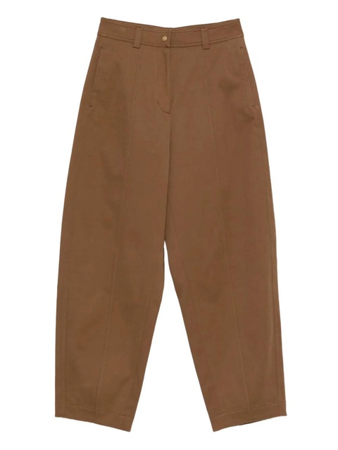 Moncler gabardine trousers - Brown - zdjęcie produktu nr 1