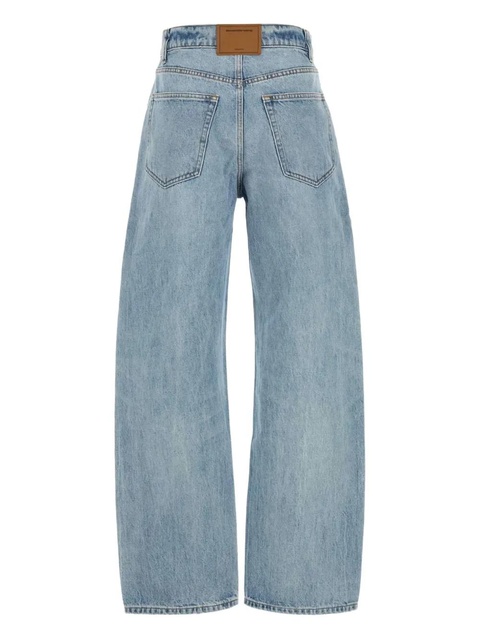 Alexander Wang logo-patch jeans - Blue - zdjęcie produktu nr 2