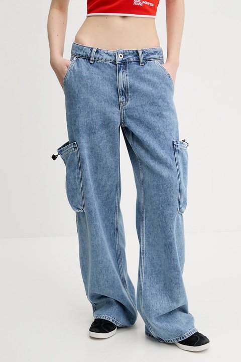 Karl Lagerfeld Jeans jeansy damskie high waist A2W10043 - zdjęcie produktu nr 2