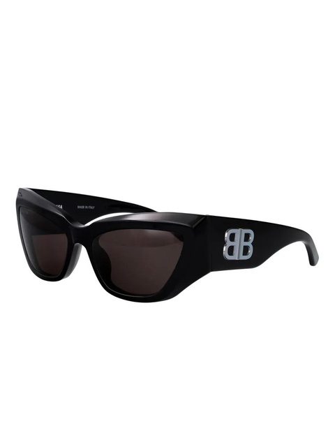 Balenciaga Eyewear bb-logo geometric-frame sunglasses - Black - zdjęcie produktu nr 1