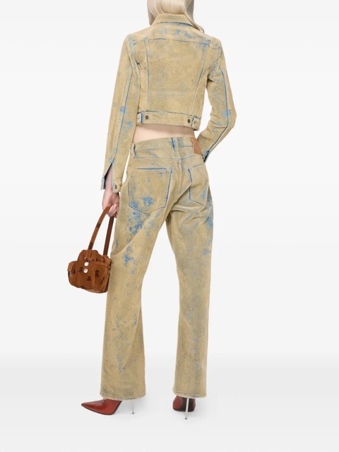 Acne Studios textured denim jacket - Neutrals - zdjęcie produktu nr 2