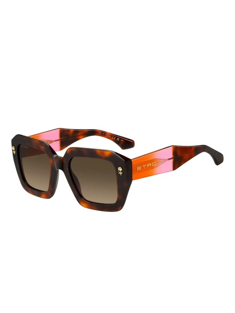 ETRO geometric-frame sunglasses - Brown - zdjęcie produktu nr 2