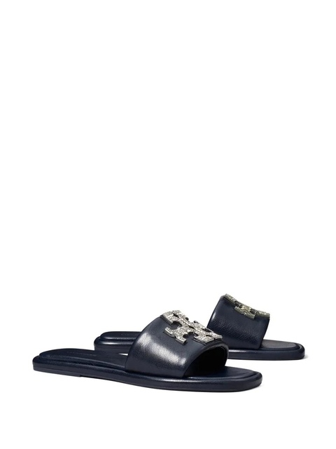 Tory Burch Double T Deco Sport slides - Blue - zdjęcie produktu nr 1