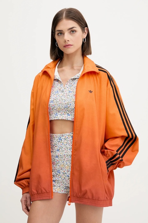 adidas Originals bluza damska kolor pomarańczowy z aplikacją JW7259 - zdjęcie produktu nr 1