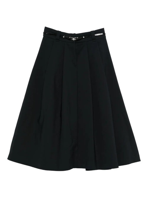 Maje belted midi skirt - Blue - zdjęcie produktu nr 1