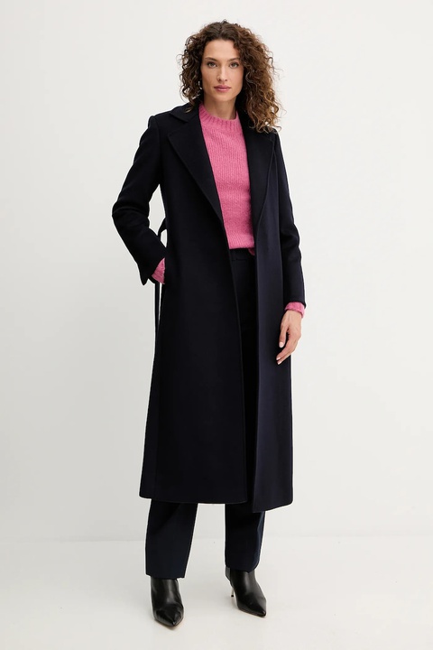 Twinset sweter z wełną damski kolor różowy 252TT3136 - zdjęcie produktu nr 1