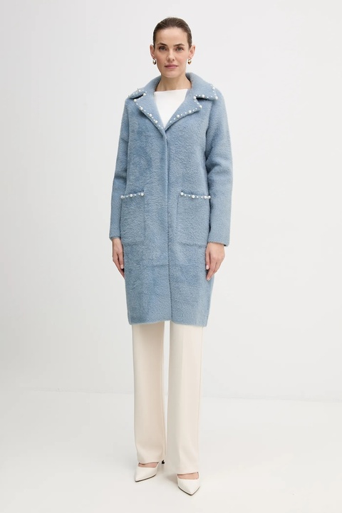 Joseph Ribkoff płaszcz kolor niebieski 261997 - zdjęcie produktu nr 1