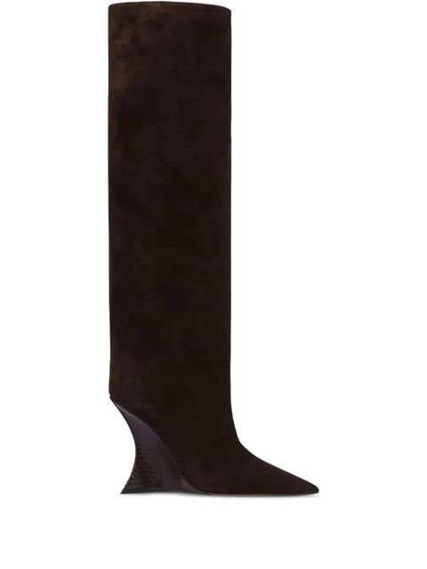 Paris Texas 105mm Nina pointed-toe boots - Brown - zdjęcie produktu nr 1