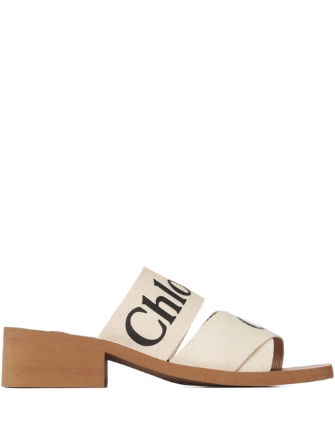 Chloé 45mm block-heel sandals - White - zdjęcie produktu nr 2