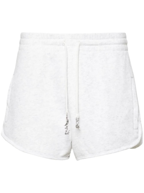 Zadig&Voltaire logo-charm cotton mini shorts - Grey - zdjęcie produktu nr 1