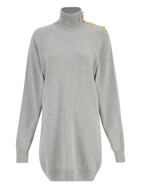 Balenciaga batwing button mini dress - Grey - zdjęcie produktu nr 1