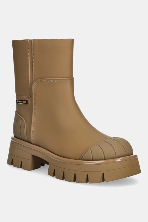 MICHAEL Michael Kors botki Sydra damskie kolor beżowy na platformie 40F5SYFE5L.297 - zdjęcie produktu nr 1