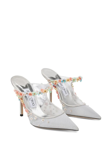 Jimmy Choo 100mm Bing Daisy pumps - Silver - zdjęcie produktu nr 2
