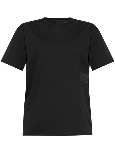 Alexander Wang logo-print cotton T-shirt - Black - zdjęcie produktu nr 1