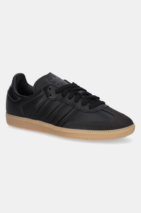 adidas Originals sneakersy skórzane Samba OG damskie kolor czarny JS2762 - zdjęcie produktu nr 1