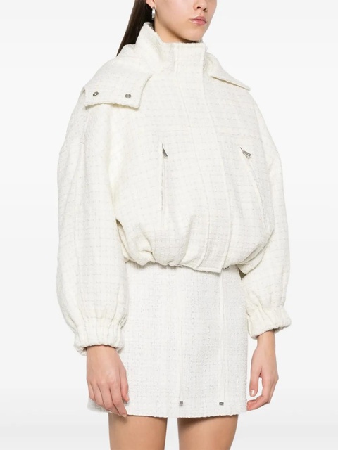 Maje tweed puffer jacket - White - zdjęcie produktu nr 2