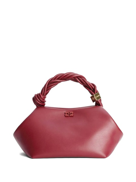 GANNI small Bou leather tote bag - Red - zdjęcie produktu nr 1