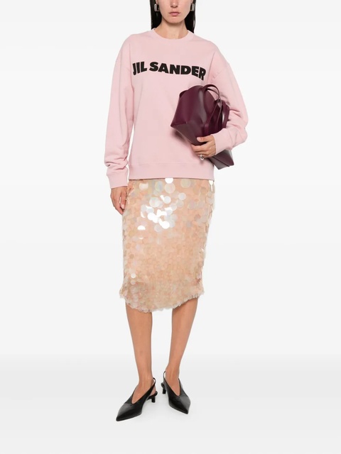 Jil Sander logo-print sweatshirt - Pink - zdjęcie produktu nr 2