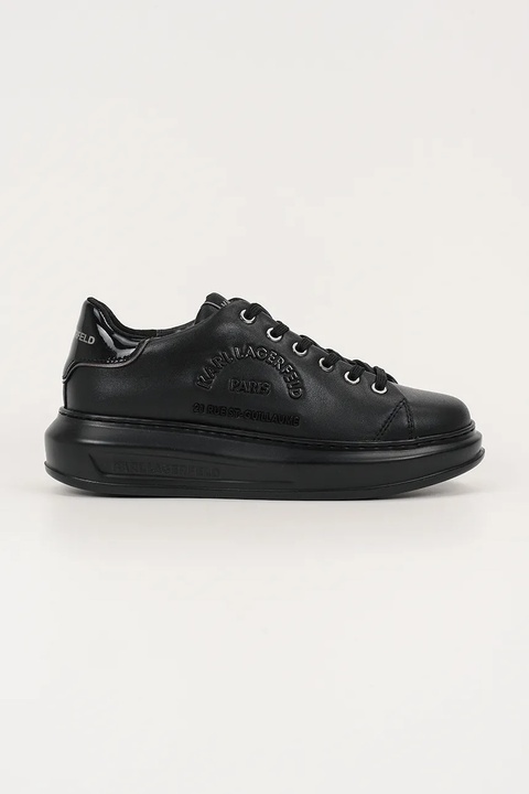 Karl Lagerfeld sneakersy skórzane KAPRI damskie kolor czarny KL62539K - zdjęcie produktu nr 1