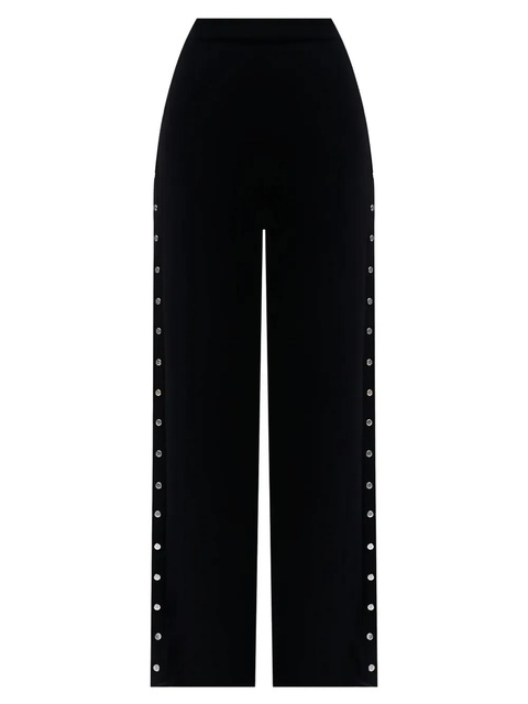 Jil Sander button-detailed trousers - Black - zdjęcie produktu nr 1