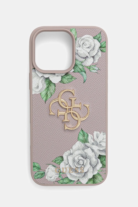 Guess etui na telefon iPhone 16 Pro Max kolor fioletowy GUHCP16XPGROP4MU - zdjęcie produktu nr 1