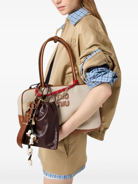 Miu Miu Beau tote bag - Neutrals - zdjęcie produktu nr 2