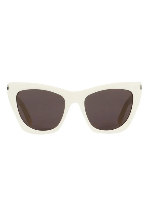 Saint Laurent Eyewear SL 214 KATE cat-eye frame sunglasses - White - zdjęcie produktu nr 2